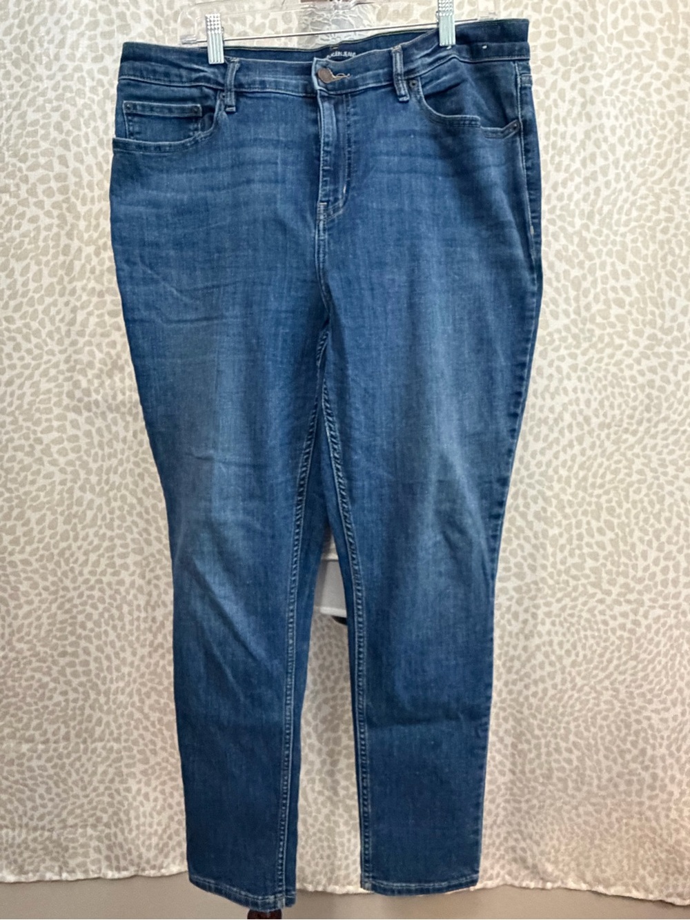Calvin Klein Jeans Straight-Leg Dark Blue Denim